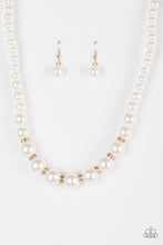 Load image into Gallery viewer, Paparazzi Accessories - Showtime Shimmer - White (Pearls) Necklace
