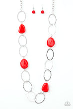 Load image into Gallery viewer, Paparazzi Accessories  - Modern Day Malibu - Red Necklace
