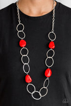 Load image into Gallery viewer, Paparazzi Accessories  - Modern Day Malibu - Red Necklace
