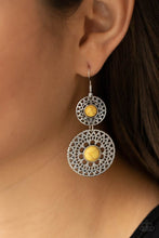 Load image into Gallery viewer, Paparazzi Accessories - Sunny Sahara - Yellow Earrings
