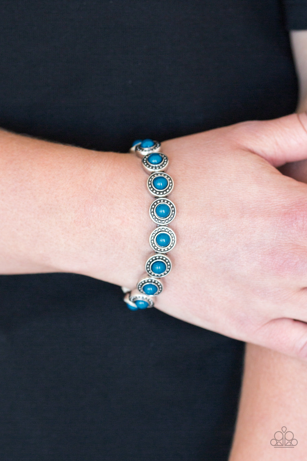Paparazzi Accessories - Globetrotter Goals - Blue Bracelet