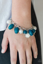 Load image into Gallery viewer, Paparazzi Accessories - Love Doves - Blue Bracelet
