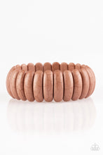 Load image into Gallery viewer, Paparazzi Accessories  - Peacefully Primal - Brown Bracelet
