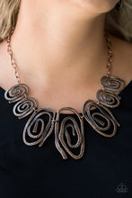 Load image into Gallery viewer, Paparazzi Accessories  - My Cave Is Your Cave - Copper Necklace
