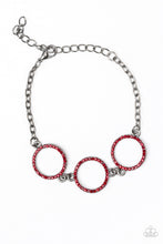 Load image into Gallery viewer, Paparazzi Accessories  - Dress The Part - Red Bracelet
