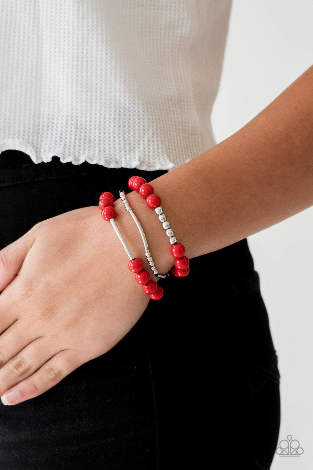Paparazzi Accessories - New Adventures - Red Bracelet