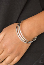 Load image into Gallery viewer, Paparazzi Accessories - Street Sleek - Silver Bracelet

