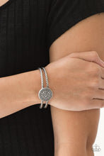 Load image into Gallery viewer, Paparazzi Accessories - Definitely Dazzling - Silver Bracelet
