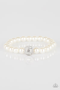 Paparazzi Accessories - Follow My Lead - White (Pearls) Bracelet