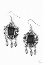 Load image into Gallery viewer, Paparazzi Accessories  - Open Pastures - Black Earrings
