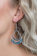 Load image into Gallery viewer, Paparazzi Accessories - Babe Alert - Blue Earrings
