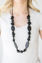 Load image into Gallery viewer, Paparazzi Accessories- Carefree Cococay- Black Necklace
