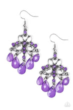 Load image into Gallery viewer, Paparazzi Accessories - Dip It Glow - Purple Earrings
