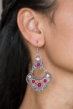 Load image into Gallery viewer, Paparazzi Accessories - Garden State Glow - Red Earrings
