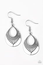 Load image into Gallery viewer, Paparazzi Accessories  - Totally Terrestrial - Silver Earrings
