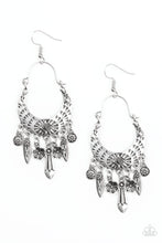 Load image into Gallery viewer, Paparazzi Accessories  - Nature Escape - Silver Earrings
