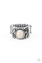 Load image into Gallery viewer, Paparazzi Accessories - Free-Spirited Fields - White Ring
