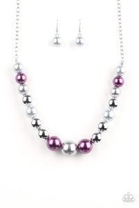 Paparazzi Accessories - Take Note - Multi (Purple) Necklace
