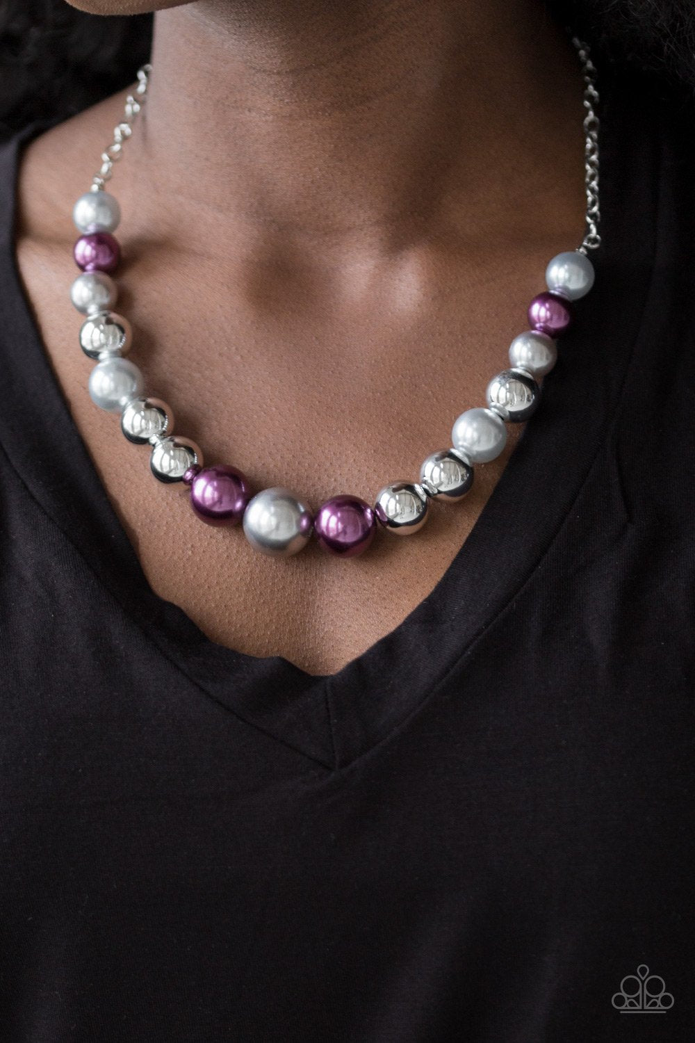 Paparazzi Accessories - Take Note - Multi (Purple) Necklace