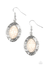 Load image into Gallery viewer, Paparazzi Accessories - Desert Harvest - White Earrings
