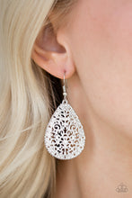 Load image into Gallery viewer, Paparazzi Accessories - Indie Idol - White Earrings
