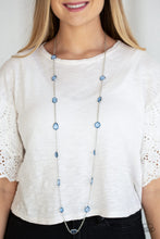 Load image into Gallery viewer, Paparazzi Accessories  - Glassy Glamourous - Blue Necklace
