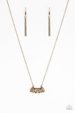 Load image into Gallery viewer, Paparazzi Accessories - Deco Decadence - Brass Necklace
