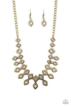 Load image into Gallery viewer, Paparazzi Accessories - Geocentric - Brass Necklace
