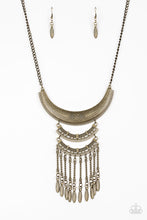 Load image into Gallery viewer, Paparazzi Accessories - Eastern Empress - Brass Necklace
