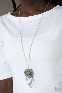 Paparazzi Accessories - Bon Voyager - Green Necklace