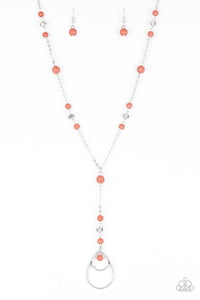 Paparazzi Accessories - Sandstone Savannahs - Orange Necklace