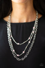 Load image into Gallery viewer, Paparazzi Accessories - Metro Mixer - Pink Necklace
