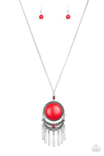 Load image into Gallery viewer, Paparazzi Accessories - Rural Rustler - Red Necklace
