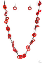 Load image into Gallery viewer, Paparazzi Accessories - Waikiki Winds - Red Necklace
