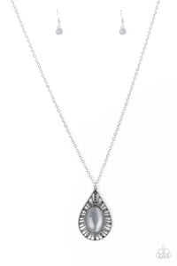 Paparazzi Accessories - Total Tranquility - Silver (Gray) Necklace