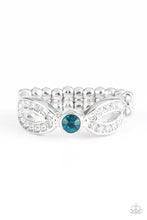 Load image into Gallery viewer, Paparazzi Accessories - Extra Side Of Elegance - Blue Ring
