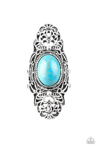 Paparazzi Accessories - Ego Trippin - Blue (Turquoise) Ring