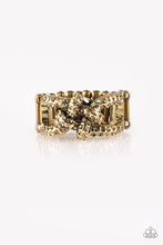 Load image into Gallery viewer, Paparazzi Accessories - It Can Only Go Upscale - Brass Ring
