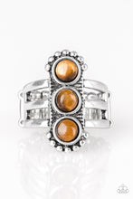 Load image into Gallery viewer, Paparazzi Accessories - Rio Trio - Brown Ring

