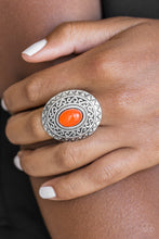 Load image into Gallery viewer, Paparazzi Accessories  - Hello Sunshine  - Orange  Ring
