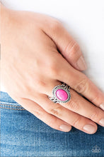 Load image into Gallery viewer, Paparazzi Accessories  - All The World&#39;s A Stagecoach  - Pink Ring
