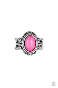 Paparazzi Accessories  - All The World's A Stagecoach  - Pink Ring