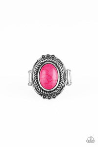 Paparazzi Accessories - Tumblin Tumbleweeds - Pink Ring