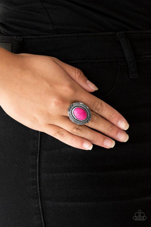 Paparazzi Accessories - Tumblin Tumbleweeds - Pink Ring