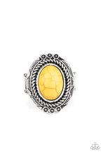 Load image into Gallery viewer, Paparazzi Accessories - Tumblin Tumbleweeds - Yellow Ring
