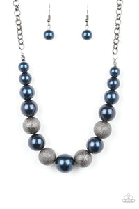Paparazzi Accessories - Color Me CEO - Blue Necklace