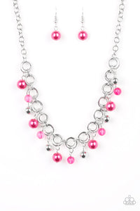 Paparazzi Accessories - Fiercely Fancy - Pink Necklace