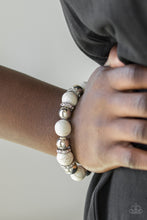 Load image into Gallery viewer, Paparazzi Accessories - Ruling Class Radiance - White Bracelet
