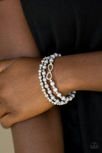 Load image into Gallery viewer, Paparazzi Accessories - Immeasureably Infinite - Silver Bracelet
