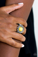 Load image into Gallery viewer, Paparazzi Accessories - Garden Stroll - Yellow Ring

